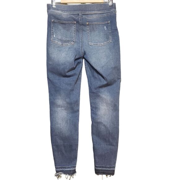 Spanx Distressed‎ Medium Wash Jeggings Women's Size Medium - Picture 2 of 11